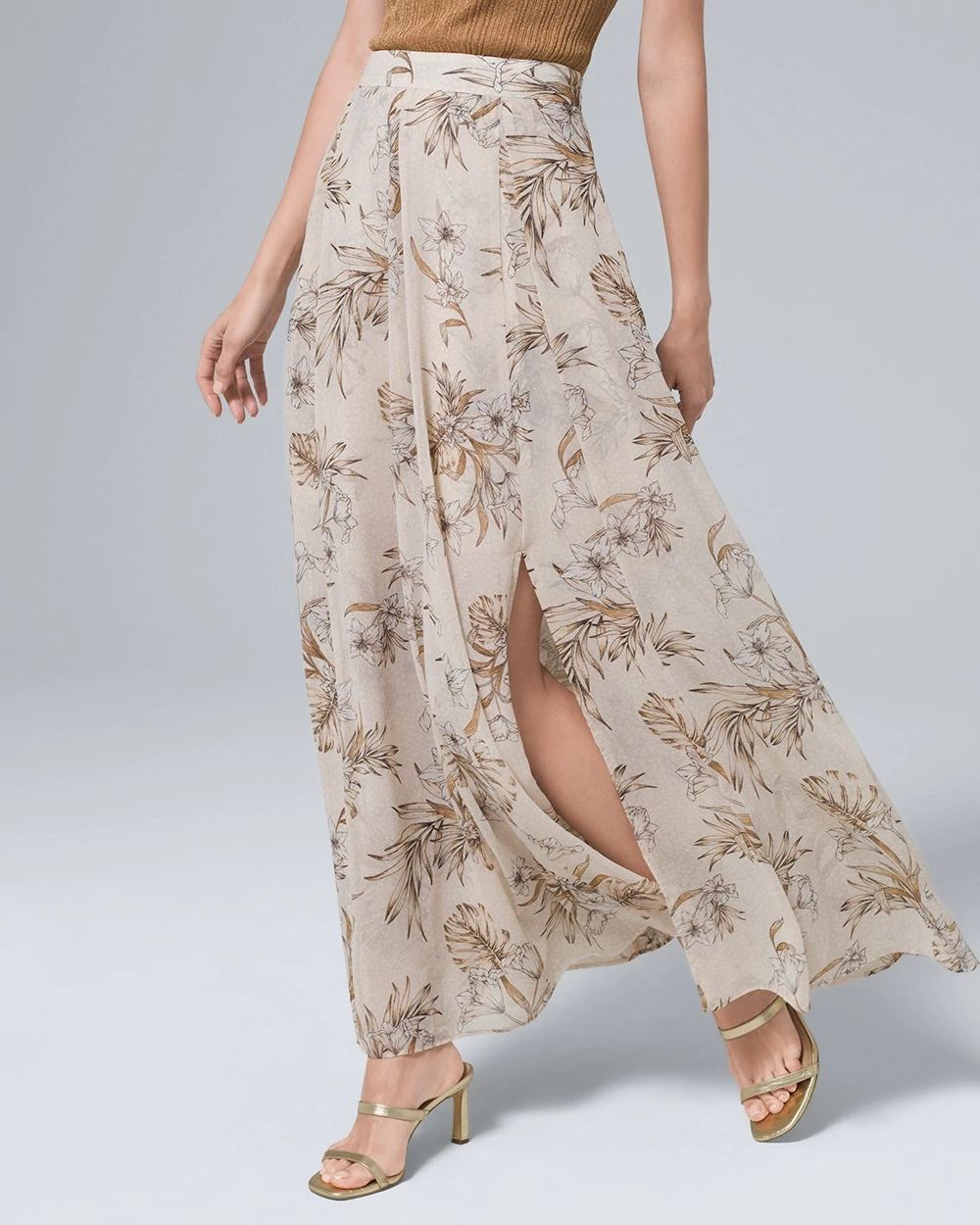 White house black market maxi skirt outlet